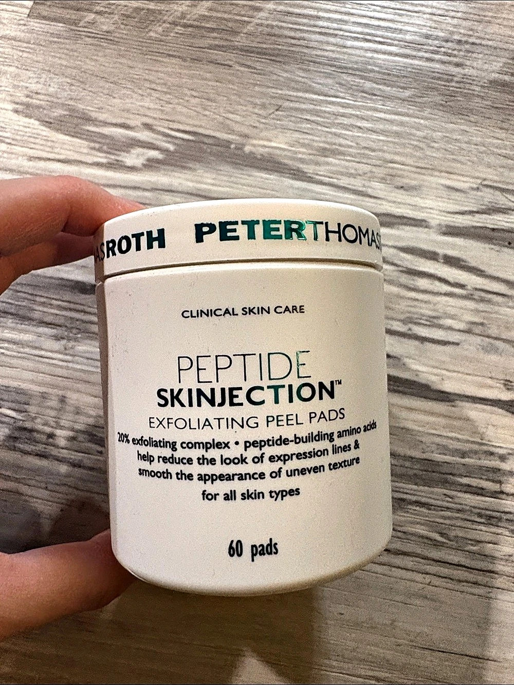Peter Thomas Roth Peptide Skinjection Exfoliating Peel Pads Exfoliating Peel